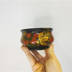 Hand painted Russian bowl